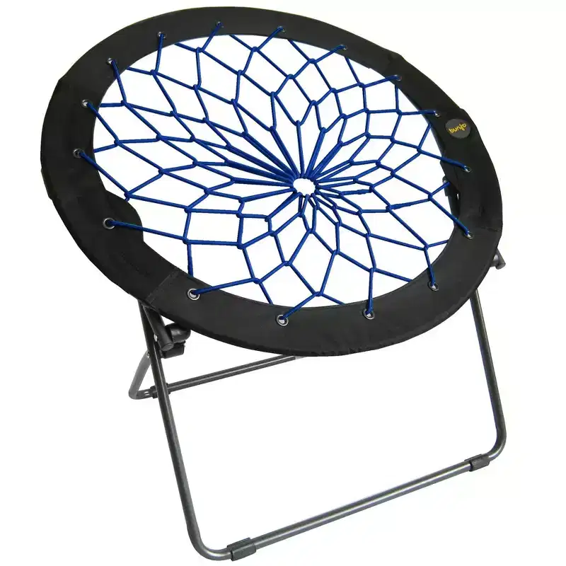 Zenithen Bungee Folding Dish Saucer Chair, 33in