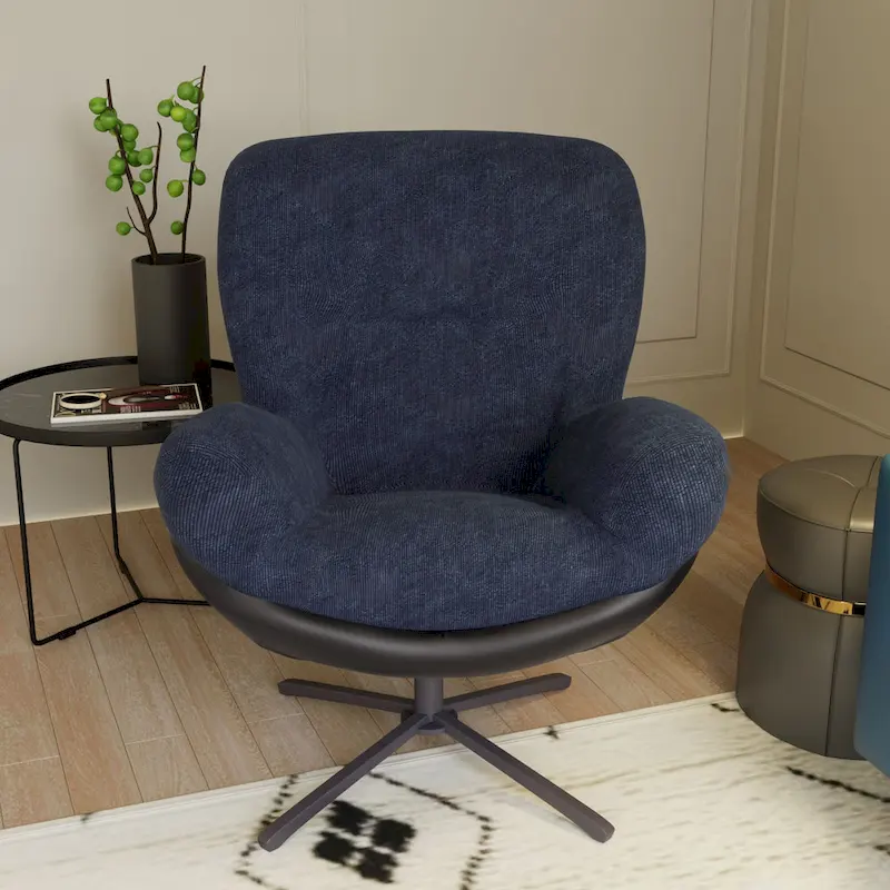Ronnie Swivel Single Accent Chair by Christopher Knight Home
