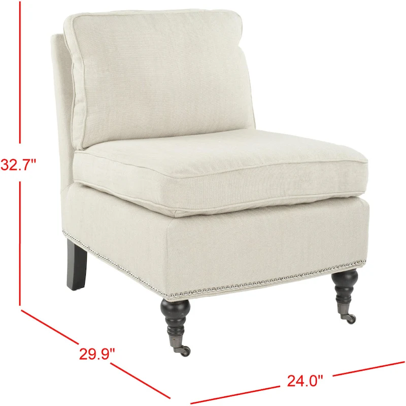 SAFAVIEH Brianne Armless Club Chair - 24Wx30Dx33H