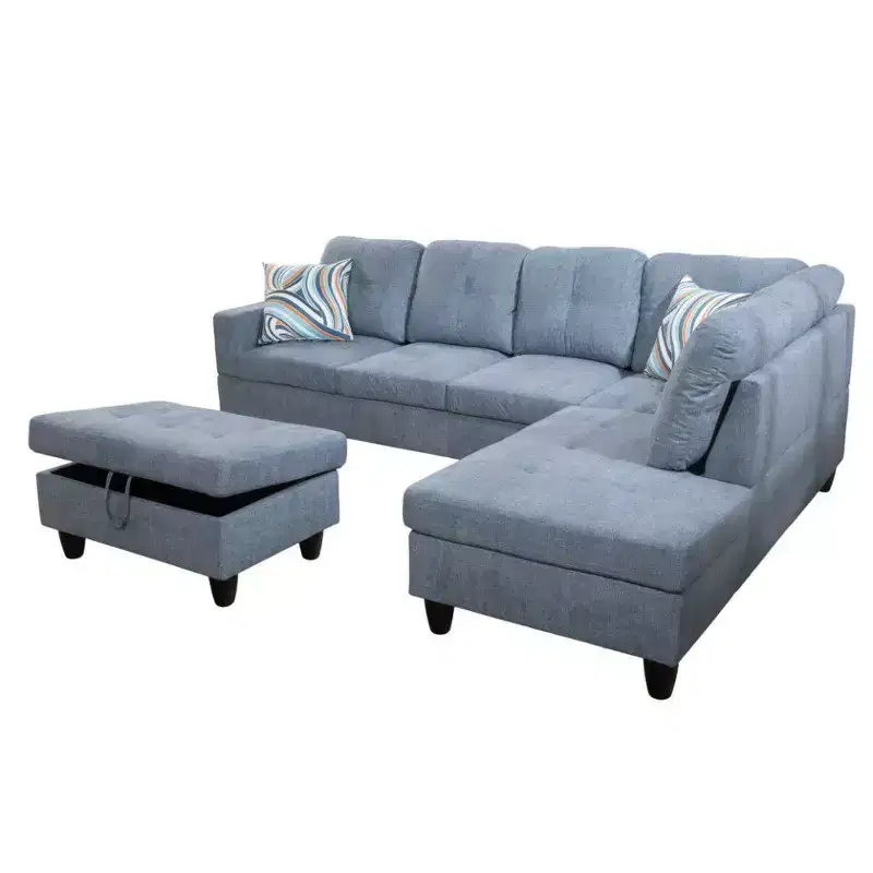 Elevate Your Living Space with Our Stylish L-Shaped Sectional Sofa C Comfort, Functionality, and Aesthetic Appeal All in One
