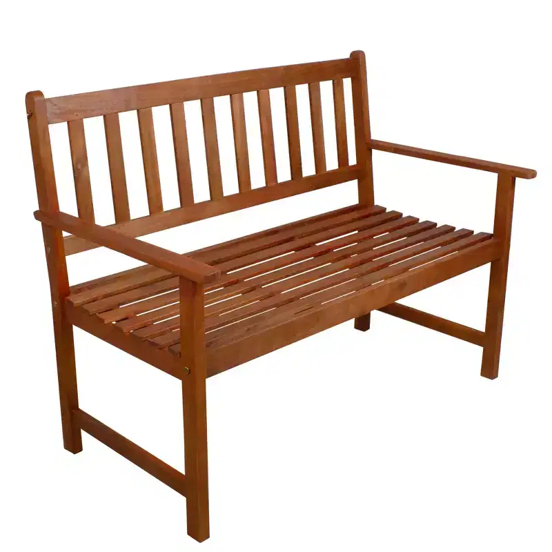 Northlight 48 Light Brown Acacia Wood Outdoor Patio Bench