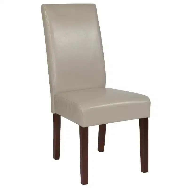 Mid-Century Panel Back Parsons Accent Dining Chair