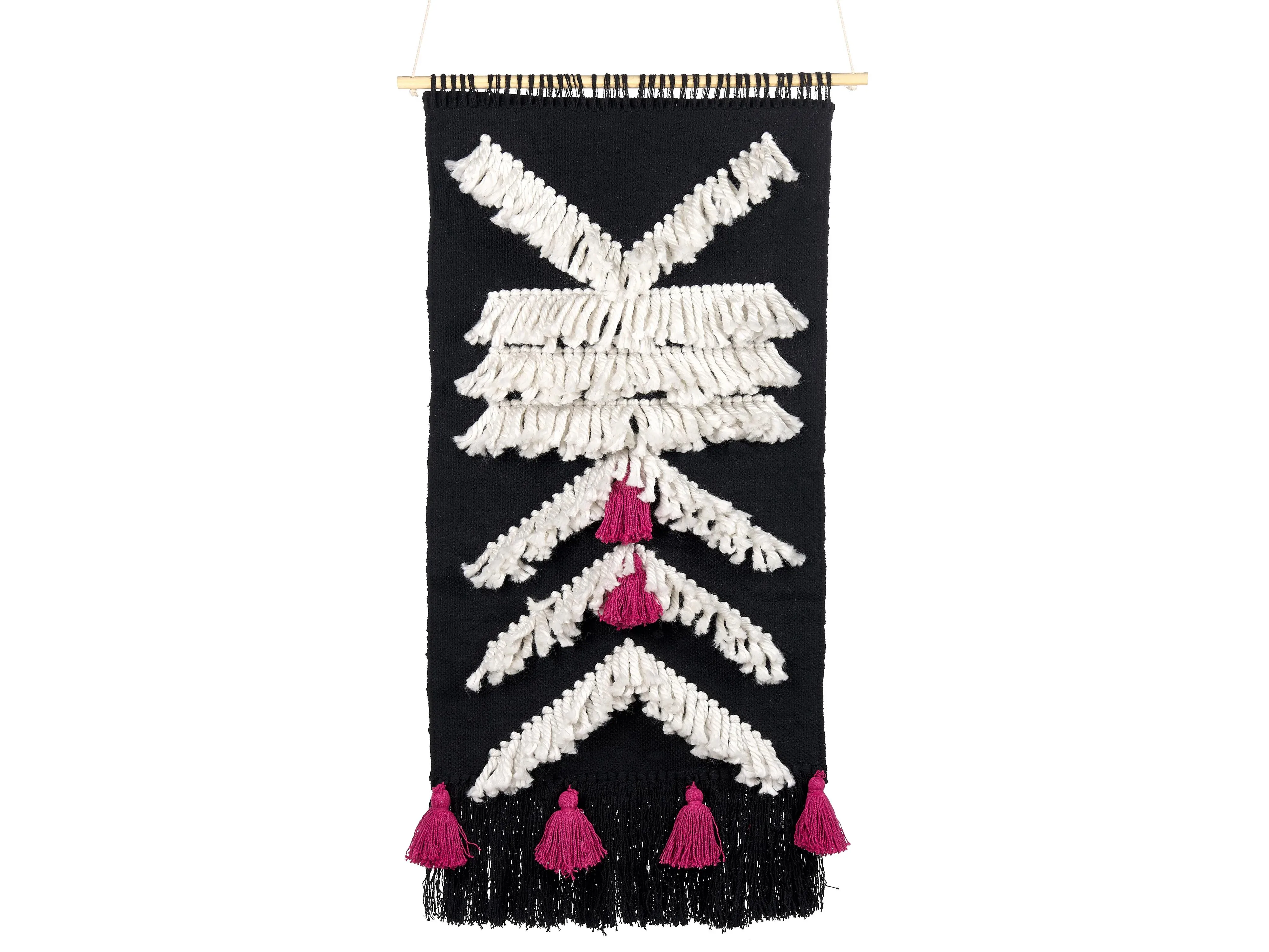 Decorazione da parete in Cotone 123 cm Nero
