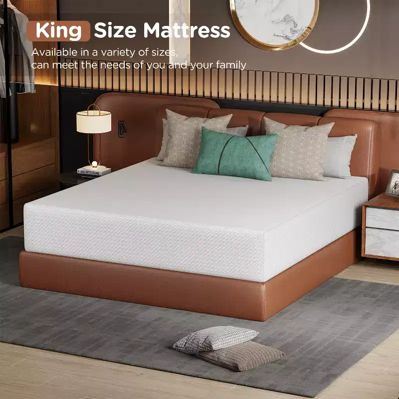 BestMassage 14 Inch Mattress Gel Memory Foam Mattress Medium Firmness Mattresses for Cool Sleep & Pressure Relief CertiPUR-US Certified