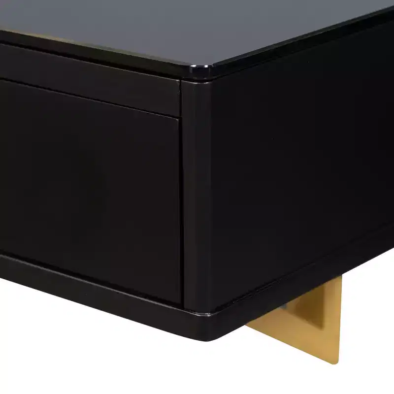GO 47 Floating Shelf with Drawer, Multi-Purpose Wall-Mounted Vanity Table, Mounted Desk