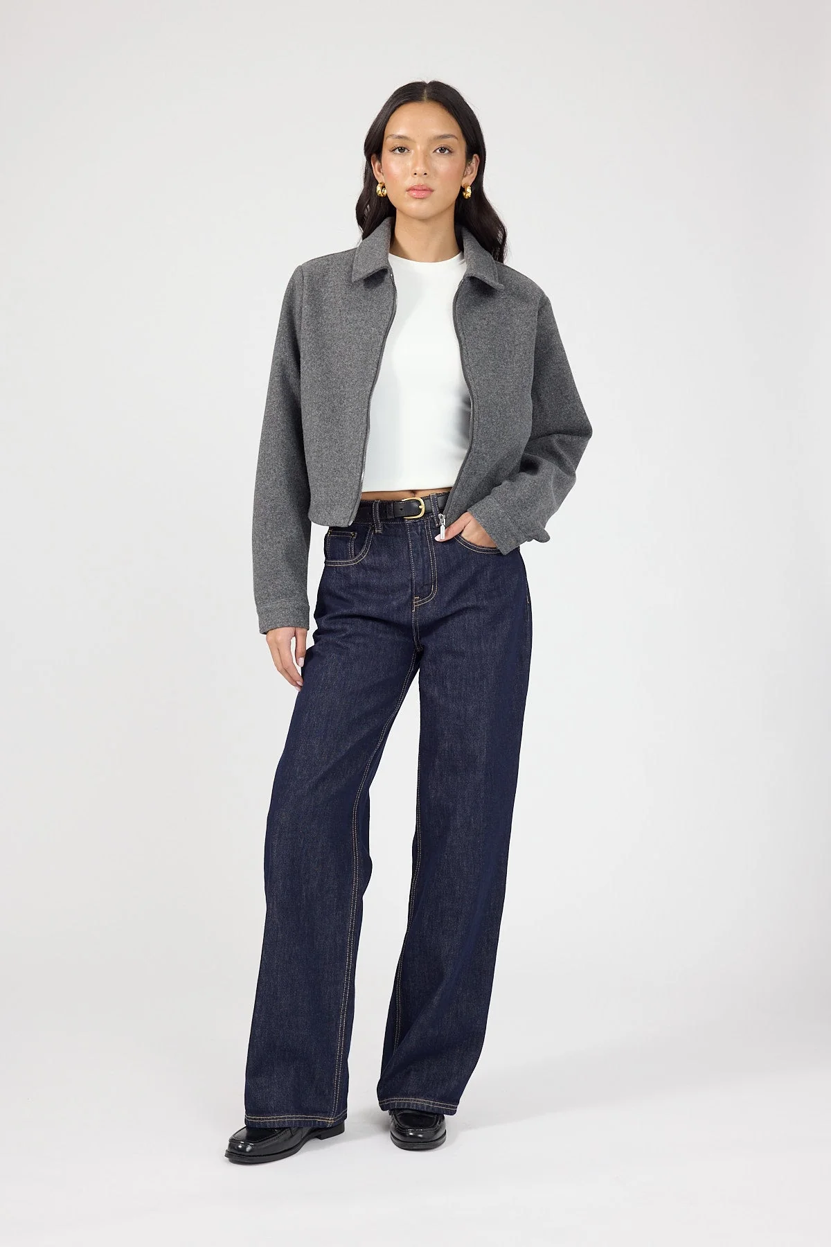Felt Jacket Grey