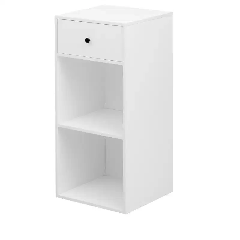 Simple Design White Storage Cabinet with Drawers, Sideboard, Cabinet for Living Room Dining Room Living Room