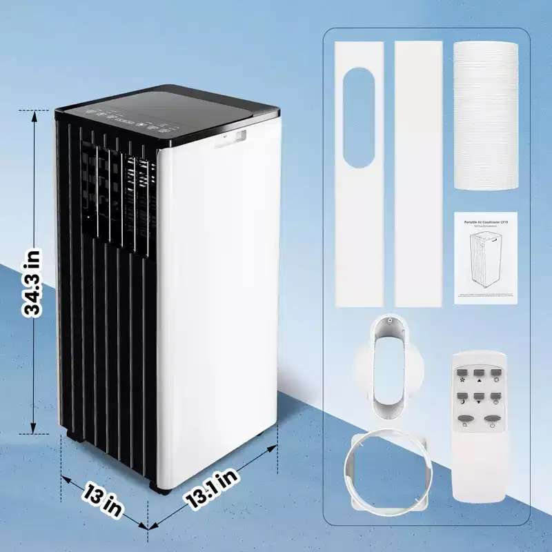 Portable Air Conditioners 8000 BTU, Energy Efficient AC Unit with Remote Control