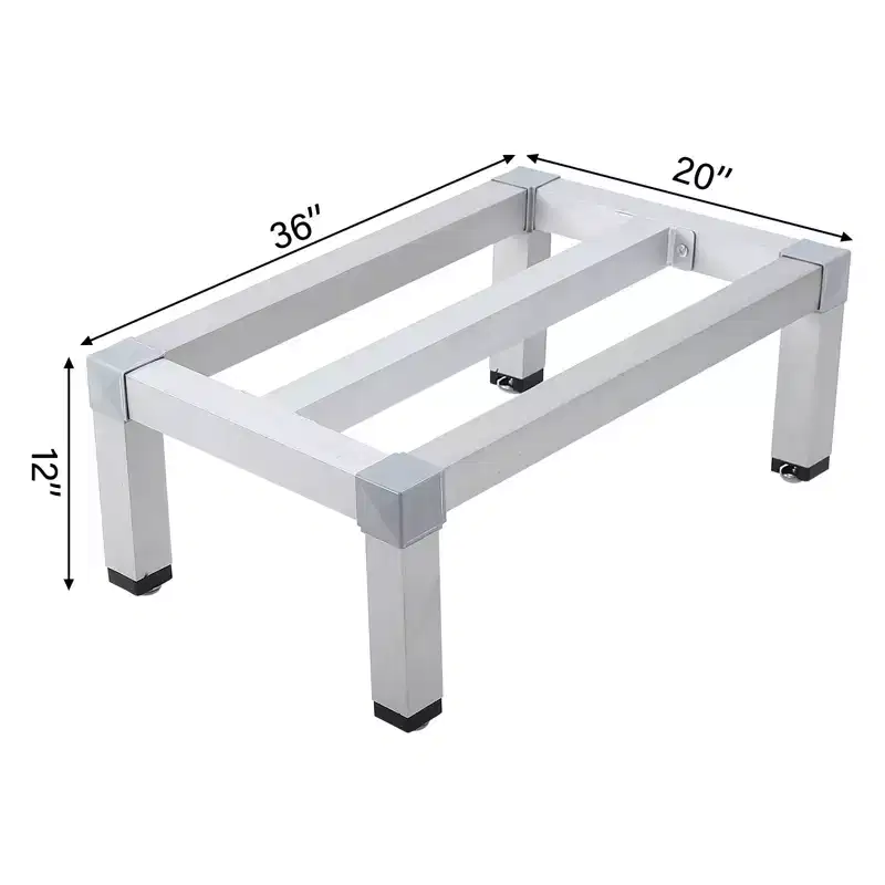 COZONY Aluminum Storage Rack, Commercial Grade Rack with Heavy Duty Capacity, Multi-Purpose Utility Shelf for Kitchen Restaurant Supermarket