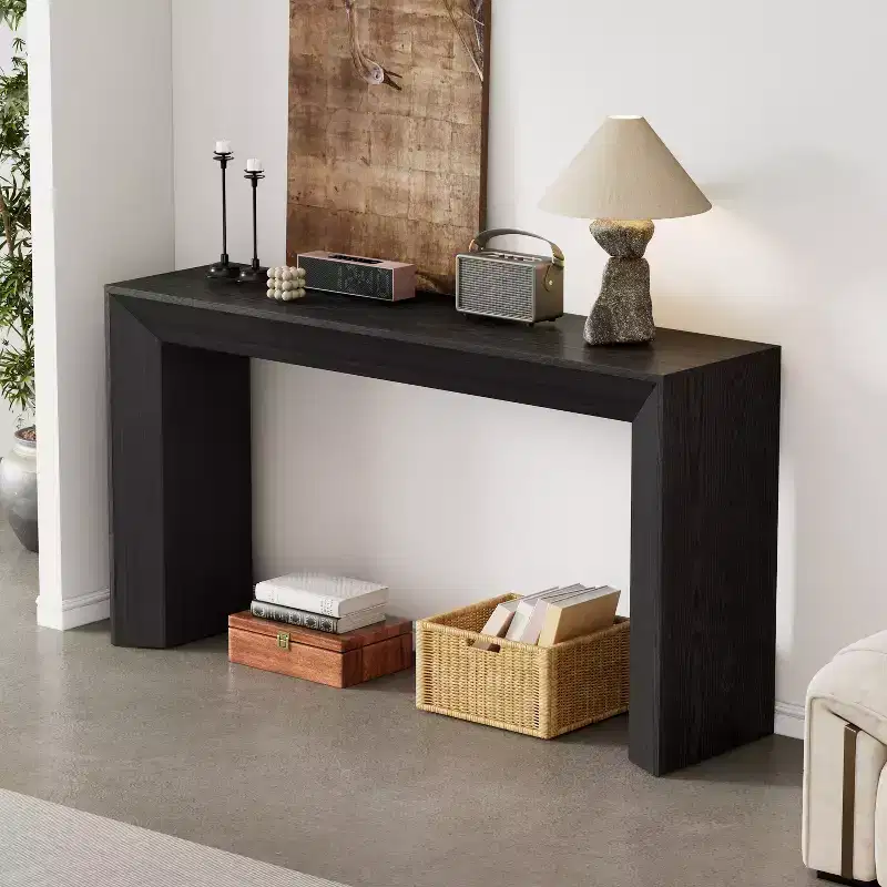 Christopher Knight Home Ihab Modern Minimalist Rectangle Wood Console Table