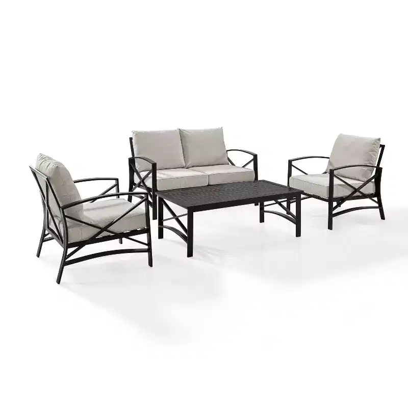4pc Kaplan Outdoor Seating Set - Crosley
