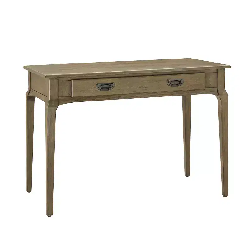 HomeStock 29 in.H Gray Color Wood Veneer Computer Desks with File Drawer