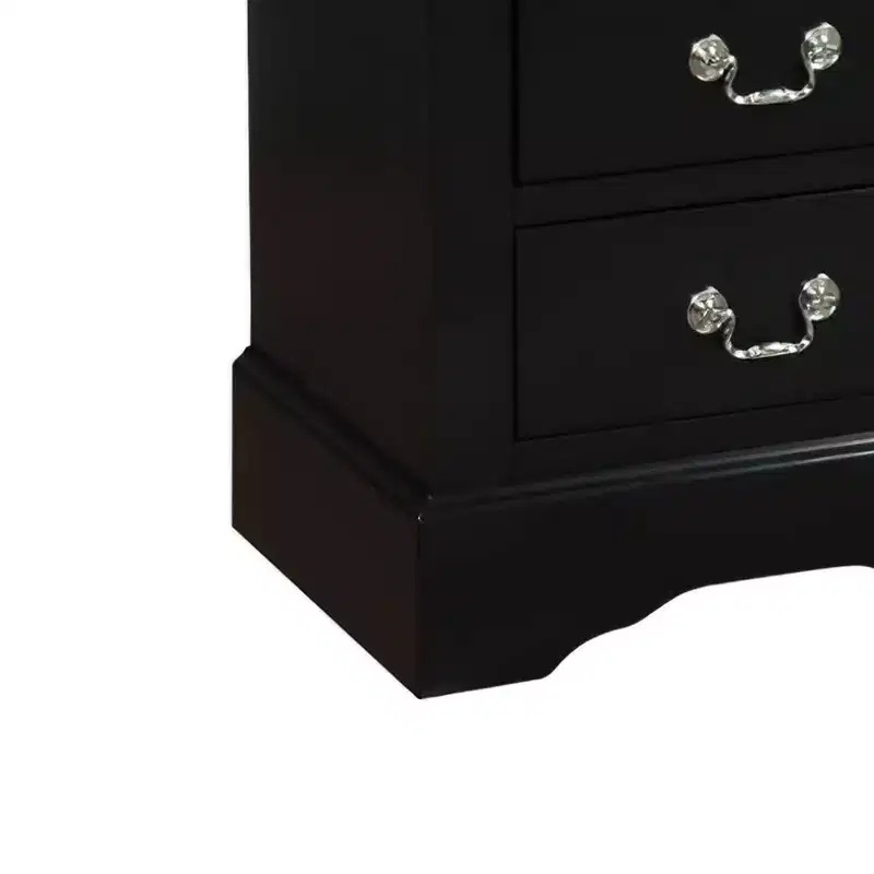 Acme Furniture Louis Philippe III Nightstand Black