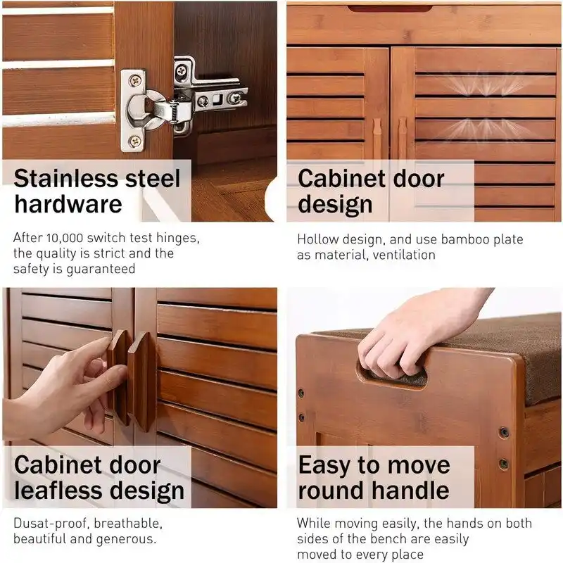 Shoe Cabinet - 15D x 40W x 21H