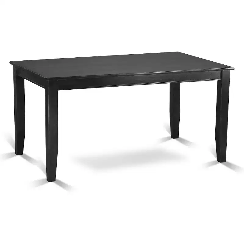 HomeStock Belmont Formal Dining Room Set-Dinette Table And Dinette Chairs, Black