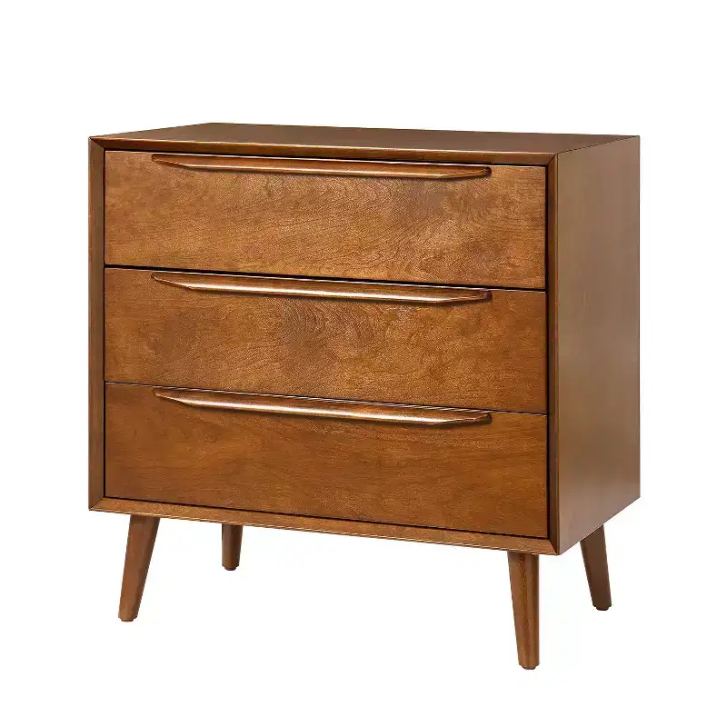 3-Drawer Accent Chest, Black