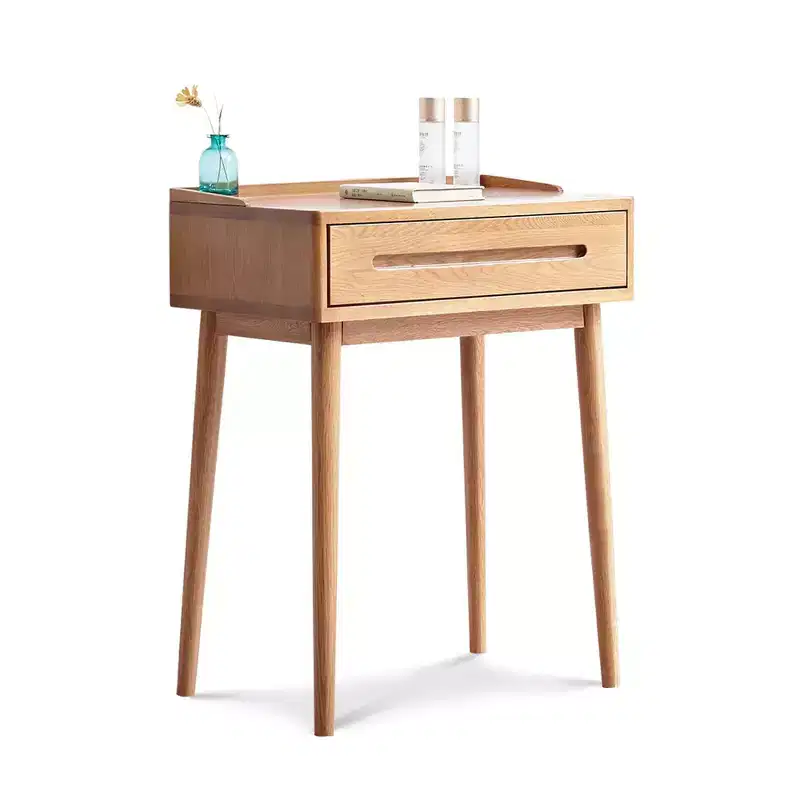 Modern Wooden Standing Desk with Large Drawer, 23.62