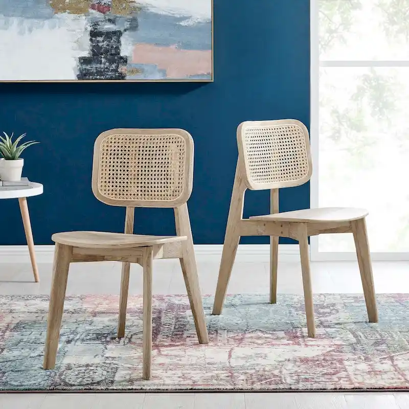 Wood Dining Side Chair Set of 2