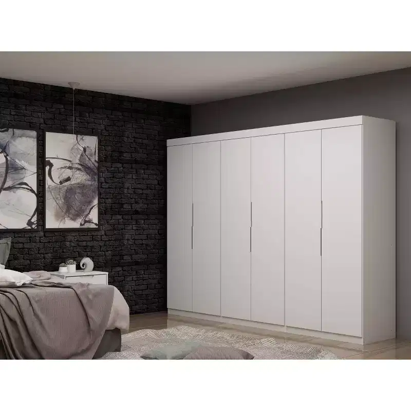 Set of 3 Mulberry 2.0 Wardrobe Closet - Manhattan Comfort