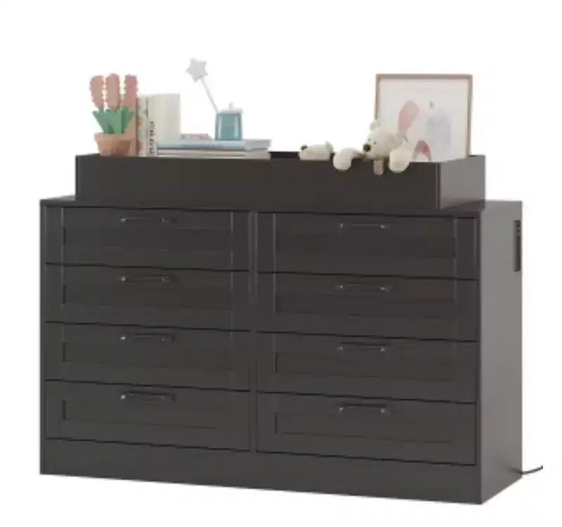 8-Drawer Baby Changing Table, MDF+PB Material,
