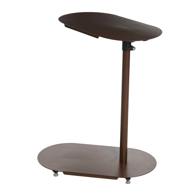 Modern Adjustable C-Shaped End Table - 20.0L x 11.0W x 32.0H