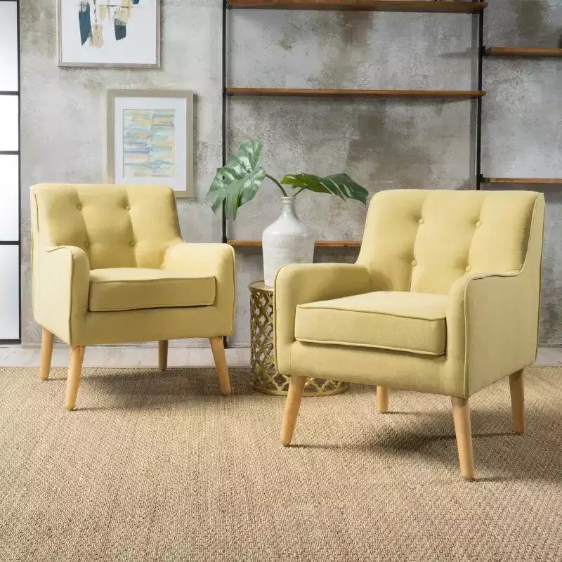 Set of 2 Felicity Mid-Century Armchairs - Christopher Knight Home
