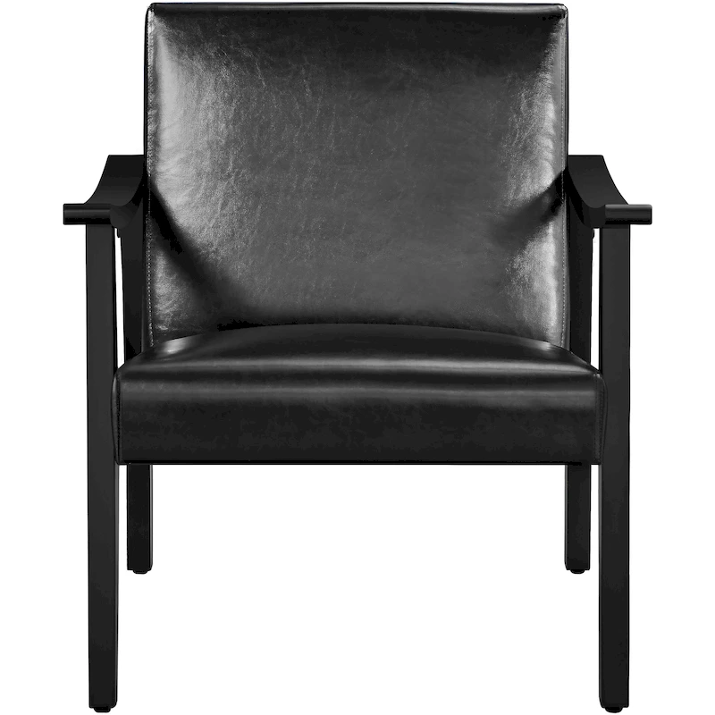 Yaheetech Upholstered Accent Chair Boucle Armchair with Solid Wood Legs - 24.5 L  28 W  29 H