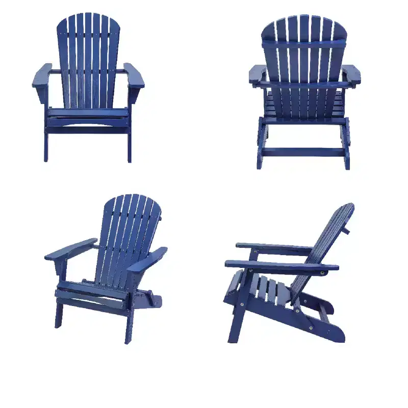 Grand Collection Folding Large Size Adirondack Chair Pine Wood