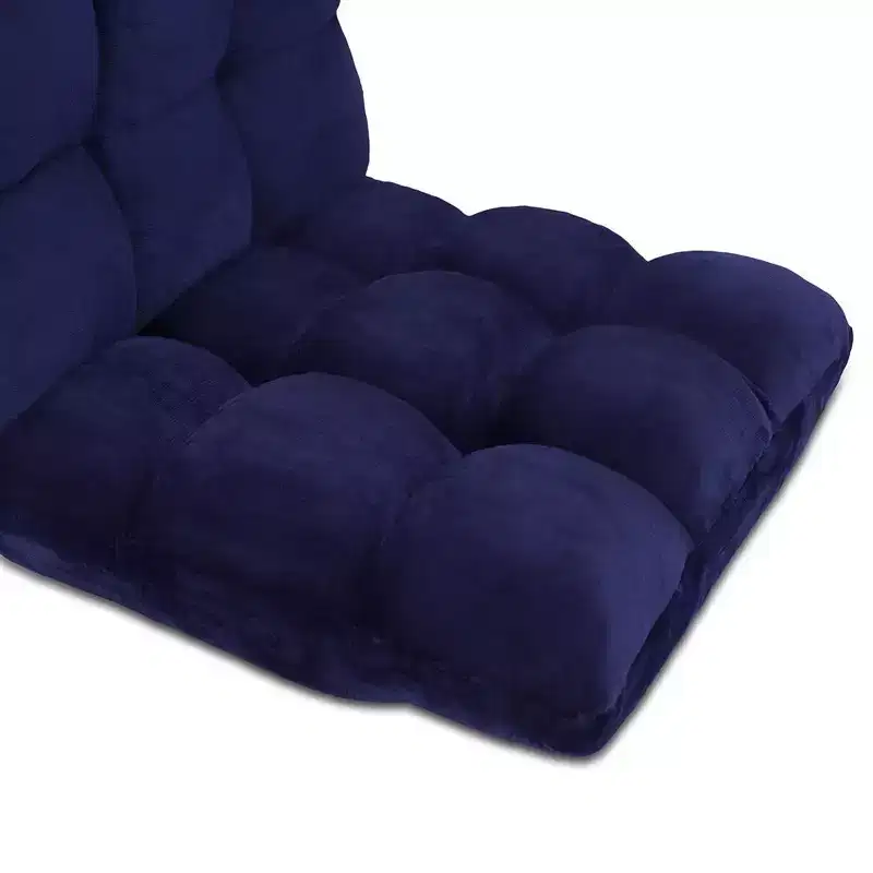 BirdRock Home Adjustable 14-Position Memory Foam Floor Chair - Blue
