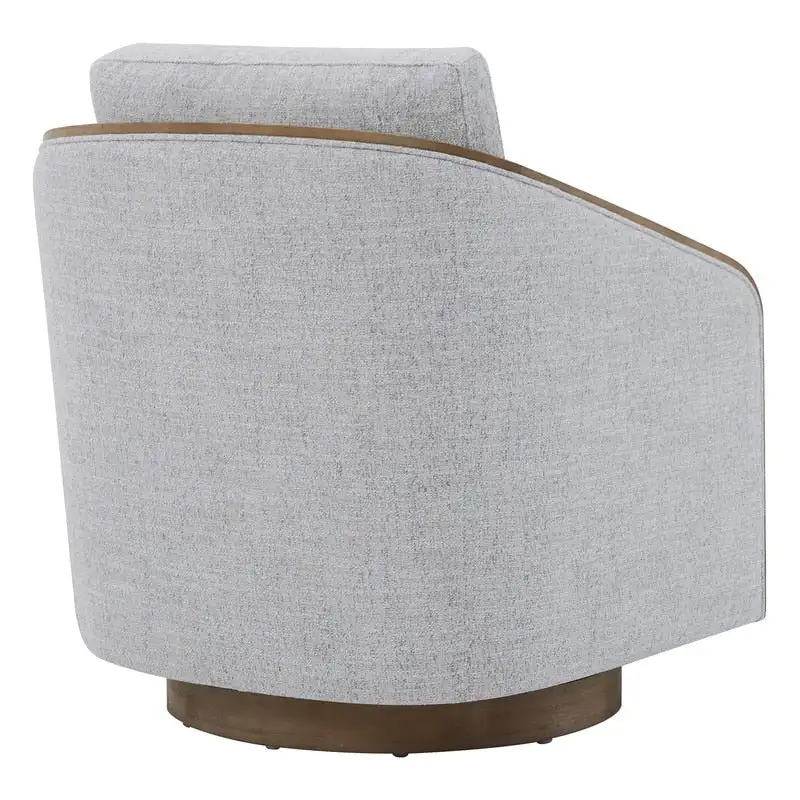 Skyler Modern Upholstered Living Room Swivel Bucket Accent Chair