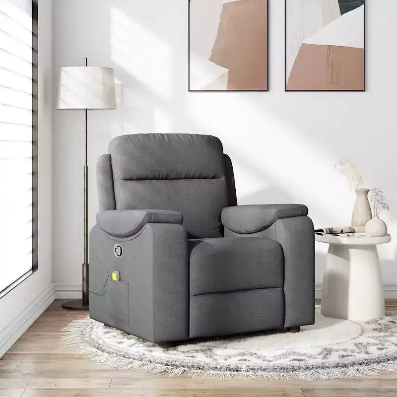 Massage Recliner Chair Dark grey