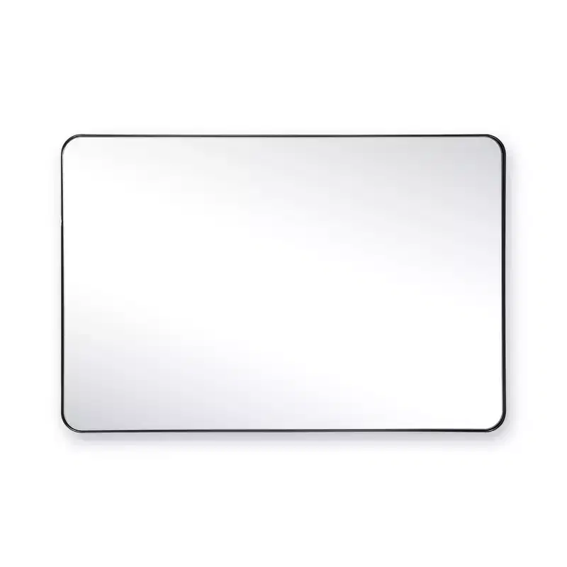 SUMERAIN 2-Way Wall Mirror, 24x36in Black Bathroom Mirrors for Living Room Bedroom Bathroom Entryway