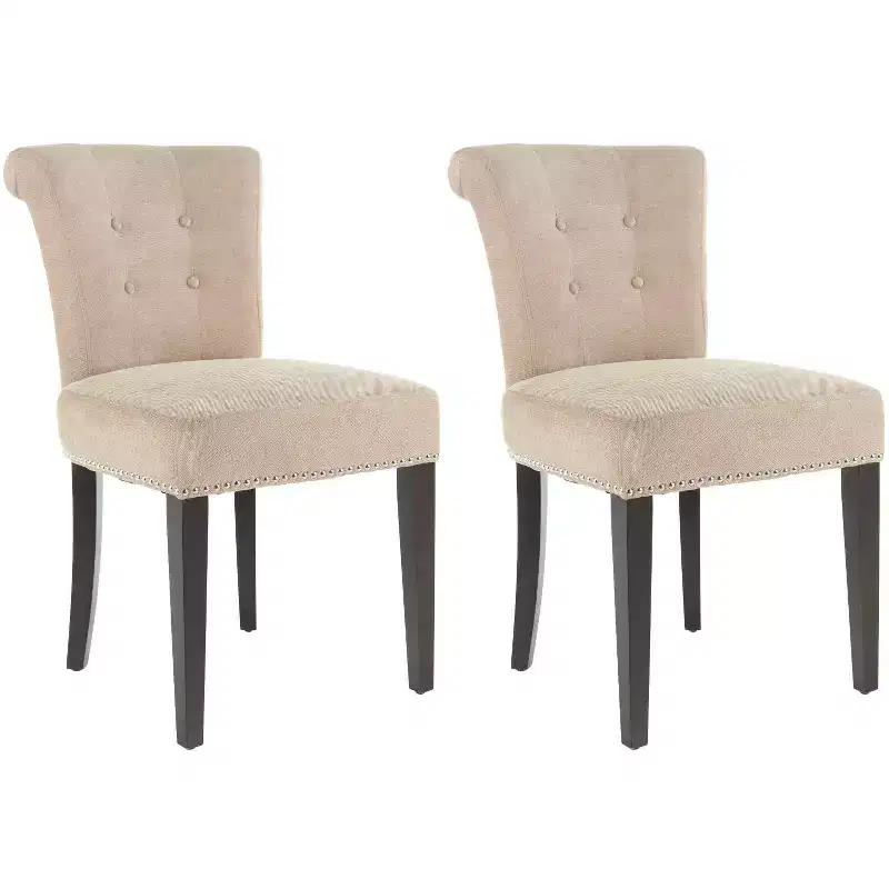 Sinclair 21 H Dining Chair With Nail Head Trim (Set of 2) - MCR4704 - Safavieh Couture