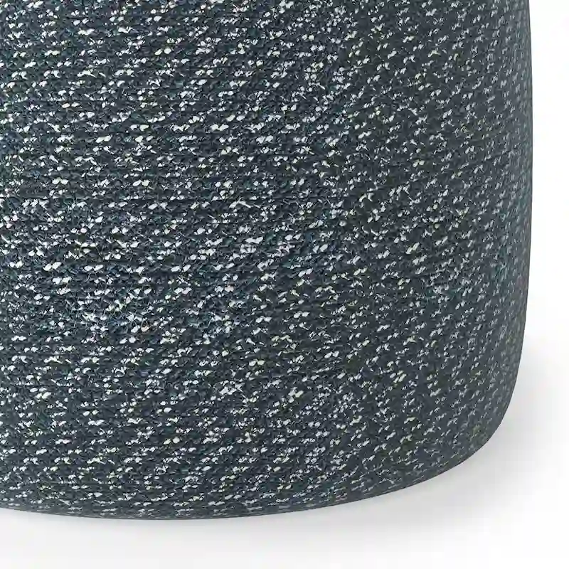 WYNDENHALL Brodie Round Braided Pouf