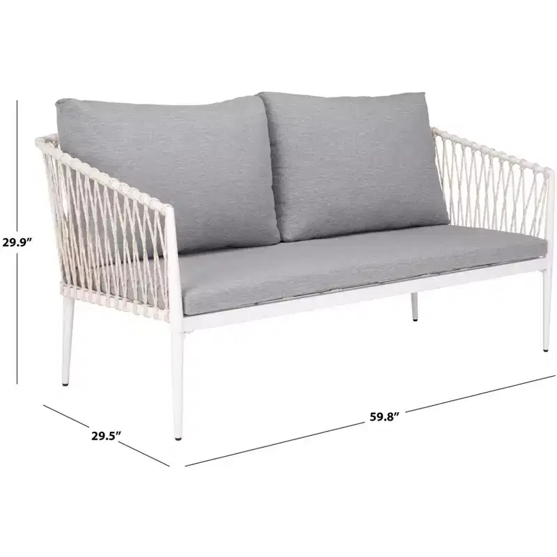 Dante Rope Patio Loveseat - SEI