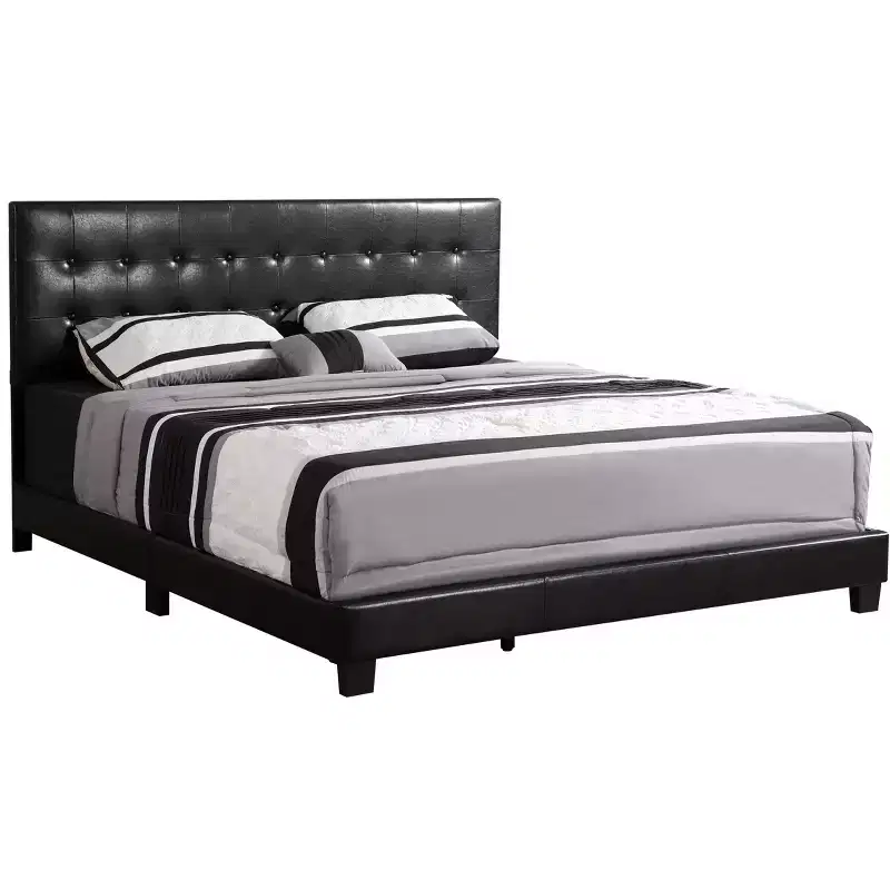 Passion Furniture Caldwell Queen Panel Bed