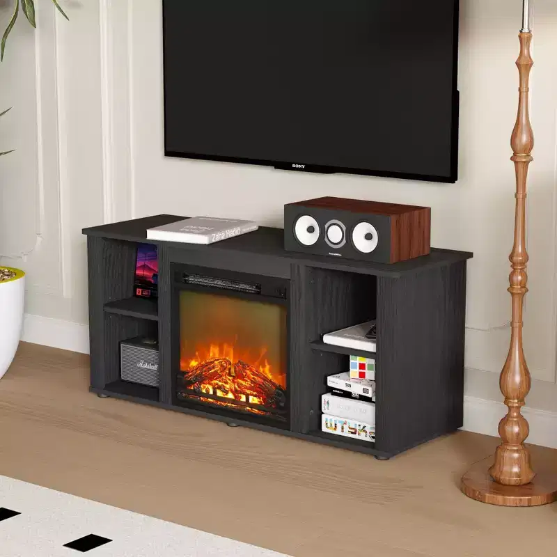 HOMLUX Modern Electric Fireplace TV Stand for TVs Up to 55
