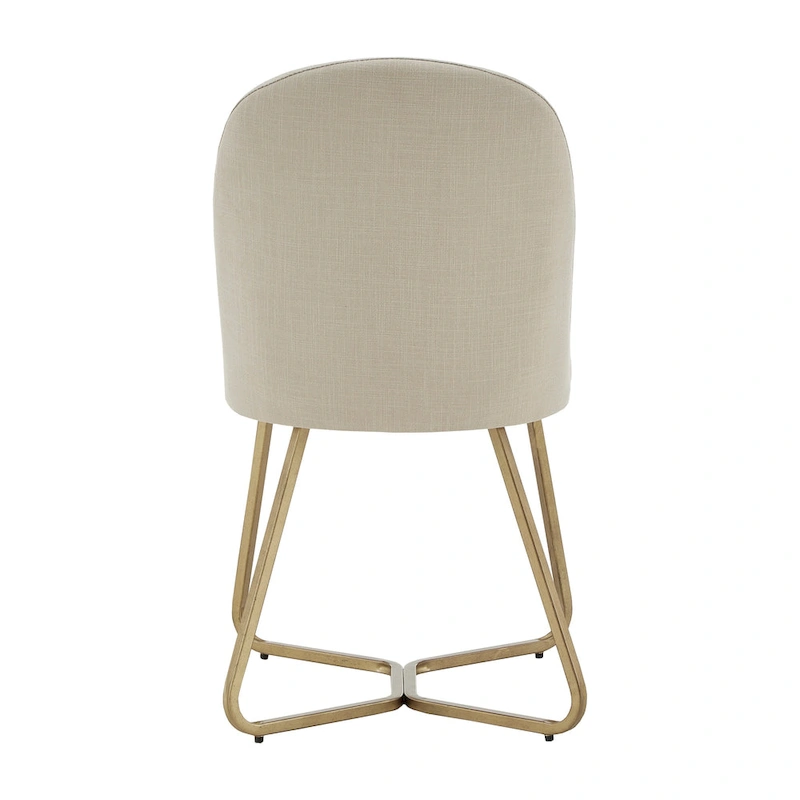 Cheyenne Black and Distressed Gold Finish Dining Set by iNSPIRE Q Modern