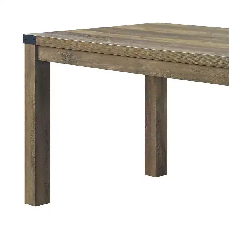 Abiram 71" Dining Tables Rustic Oak - Acme Furniture