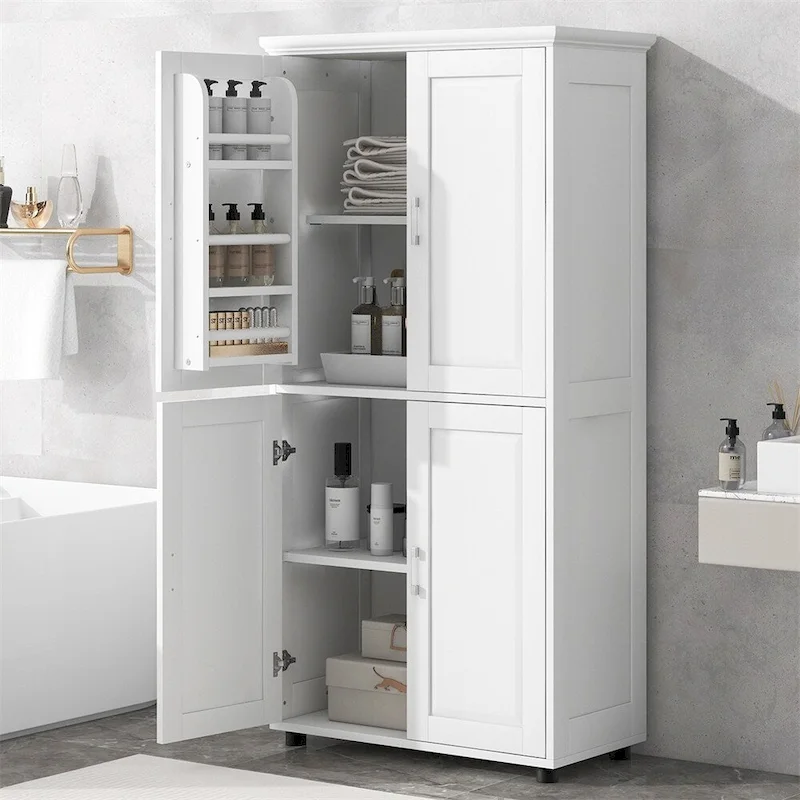Bathroom Floor Storage Cabinet