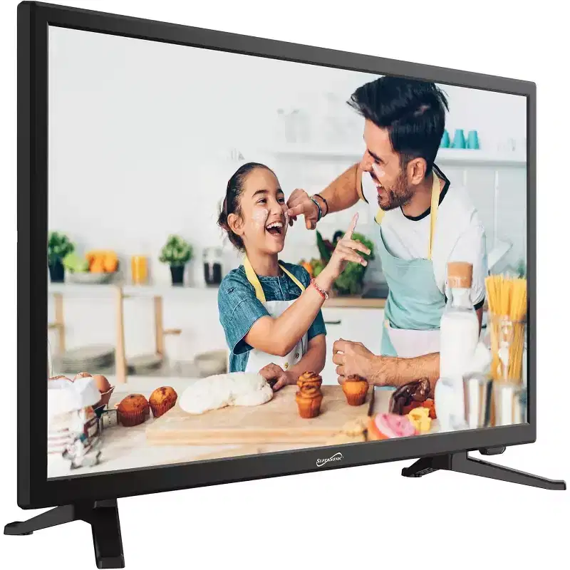 Supersonic SC-2412 24 HDTV & Monitor with built-in DVD player 1080p HDMI/USB and AC/DC compatibility