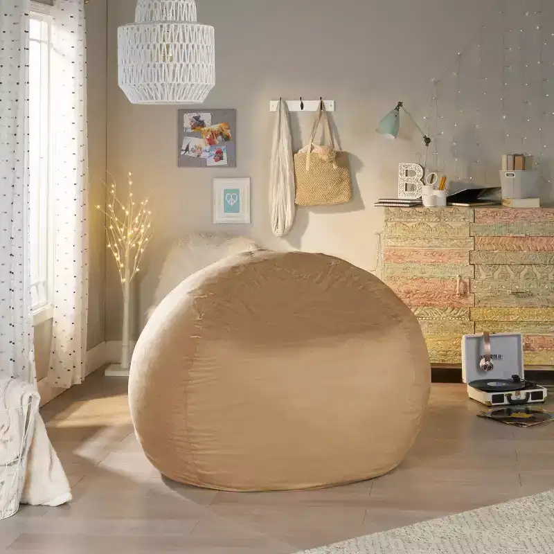 Madison Faux Suede Beanbag 5' - Christopher Knight Home