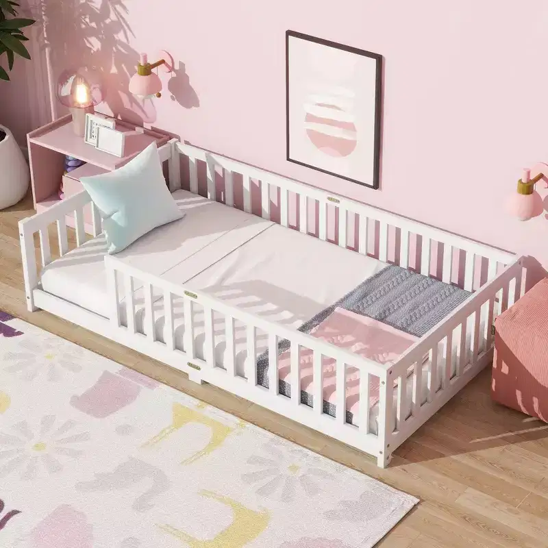 MAYEERTY Full Loft Bed Under-Bed Storage Space-Saving Heavy-Duty Metal