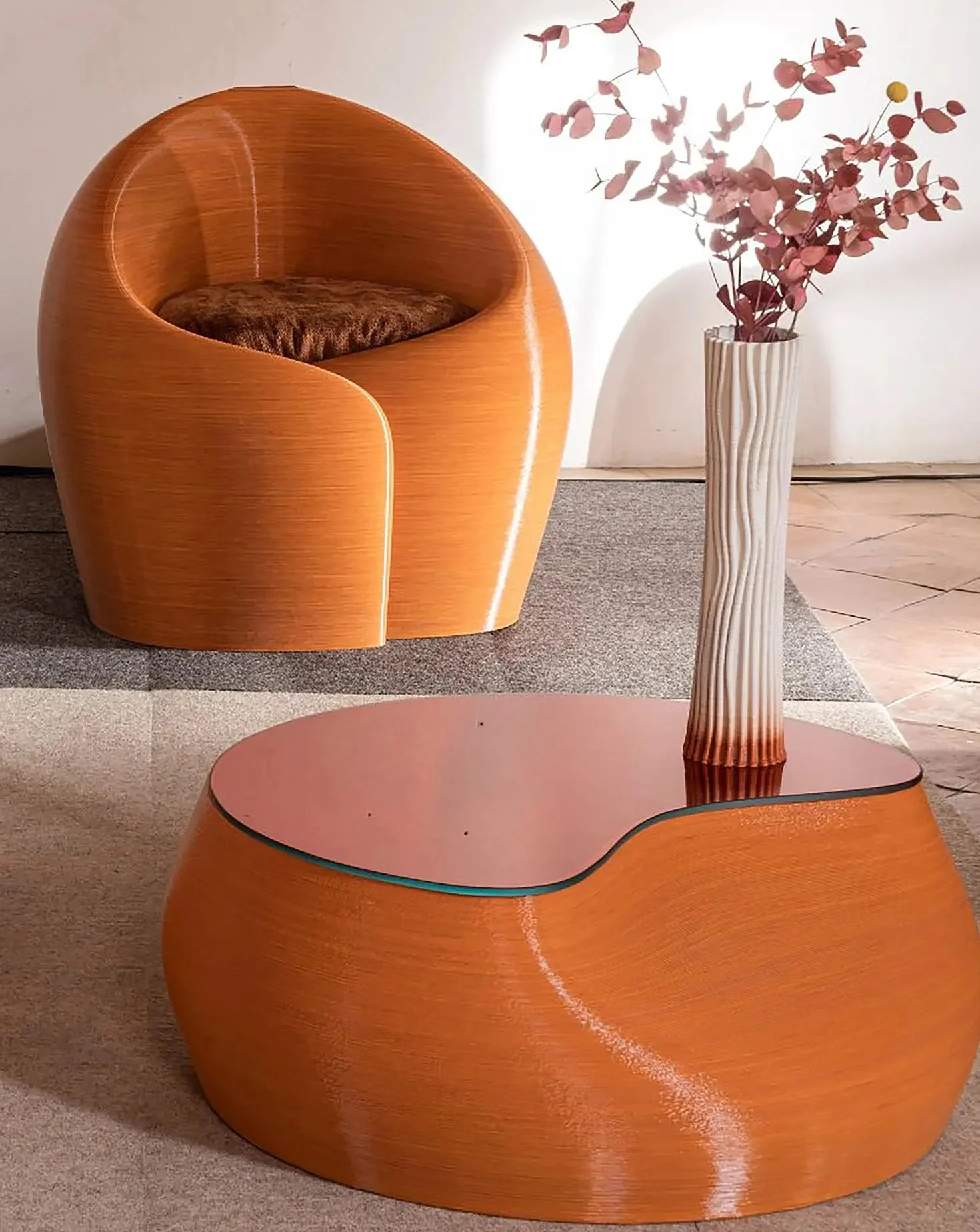 Lissa Caramel Coffee Table