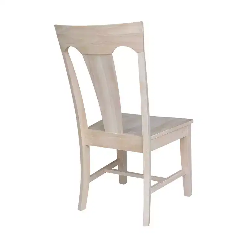 Set of 2 Elle Armless Chairs Unfinished - International Concepts