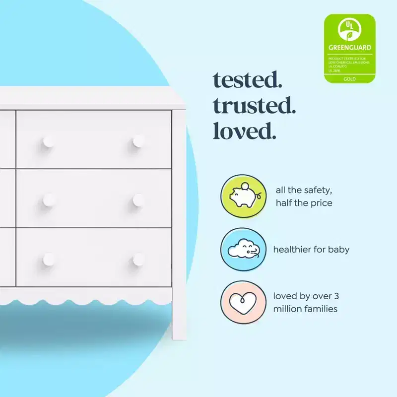 Scallop 6-Drawer Dresser