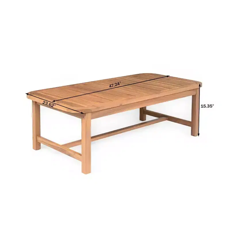Christopher Knight Home Ximena Patio 4 Piece Farmhouse Acacia Wood Wicker Seating Set with Slatted Coffee Table