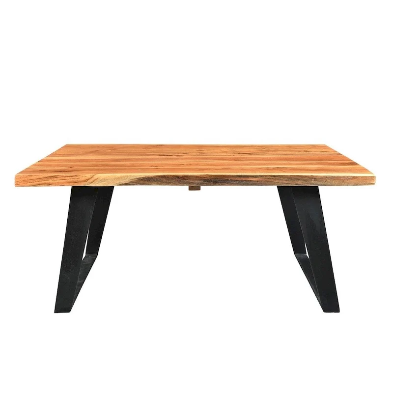 Solid Wood Live Edge Coffee Table - 31 x 45 x 16