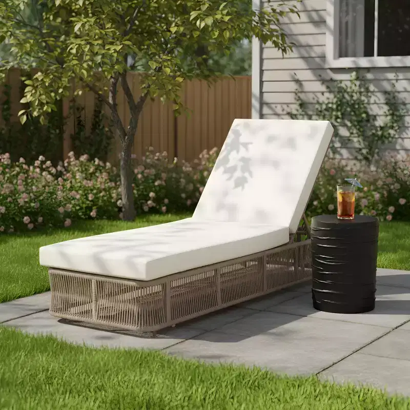 Christopher Knight Home Bhavya Modern Patio Seating Set with Iron and Rope Sunlounge