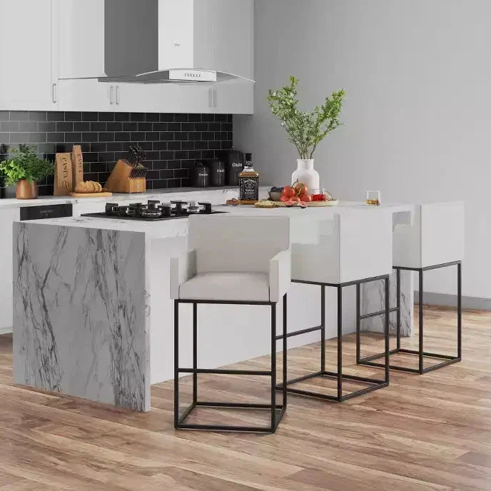 Metal Counter Height Barstool -